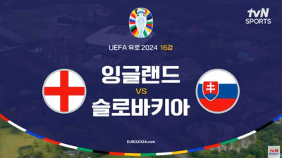 유로2024 [16강] 엥글랜드 VS 슬로바키아 라인업 골장면 모음